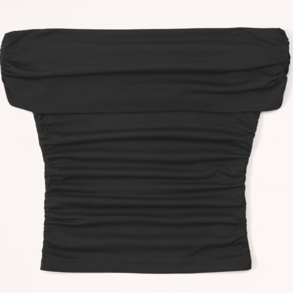 Abercrombie Ruched Off-The-Shoulder Top